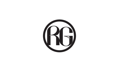 RG, GR , R , G , Abstract Letters Logo Monogram	
