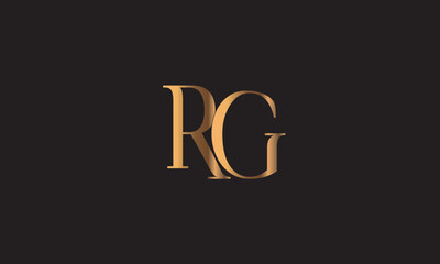 RG, GR , R , G , Abstract Letters Logo Monogram	