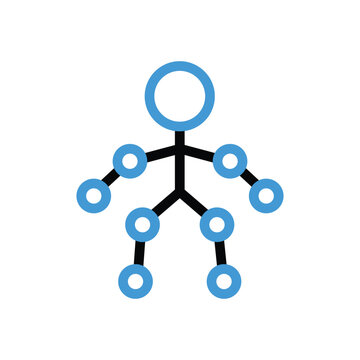 Motion Capture Icon vector stock illustration