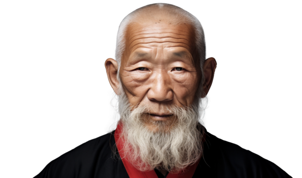 Smiling Senior Businessman Asian Portrait