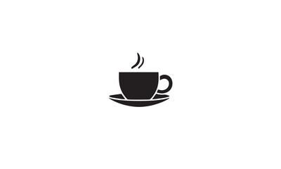 coffee mug-cup black logo vector icon illustration on white background