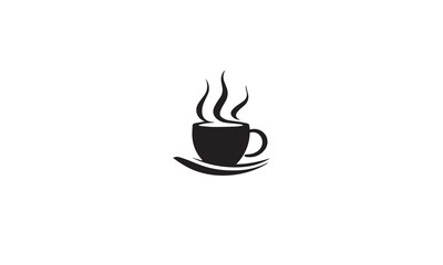 coffee mug-cup black logo vector icon illustration on white background