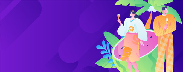 24 Solar Terms, Great Heat Character Flat Vector Concept Operation Hand Drawn Illustration
