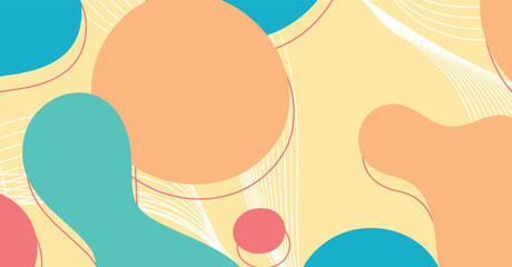 Abstract colorful geometric background. Liquid color background design