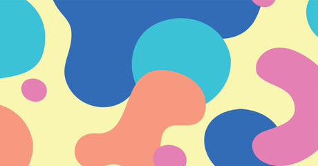 Abstract colorful geometric background. Liquid color background design