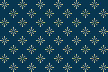 simple and attractive image of a repeating pattern of gold star on a dark blue background