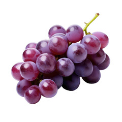 Fototapeta premium Grapes isolated on transparent or white background, png