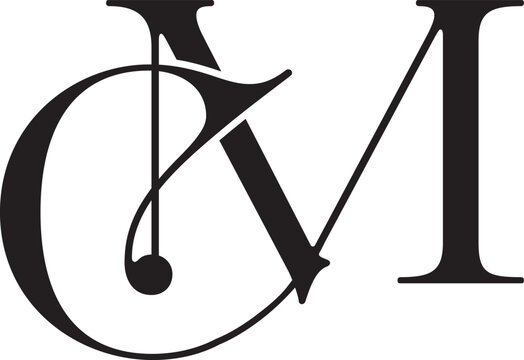 MC letter logo modern design