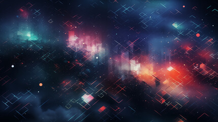 Obraz premium Speckle and Sparkling Star Light Illustration Desktop Background