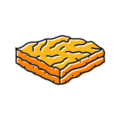 baklava pastry turkish cuisine color icon vector. baklava pastry turkish cuisine sign. isolated symbol illustration