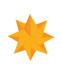 shiny star icon, vector best flat icon.