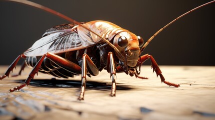 cockroach high resolution HD large format not blurry (AI Generator)