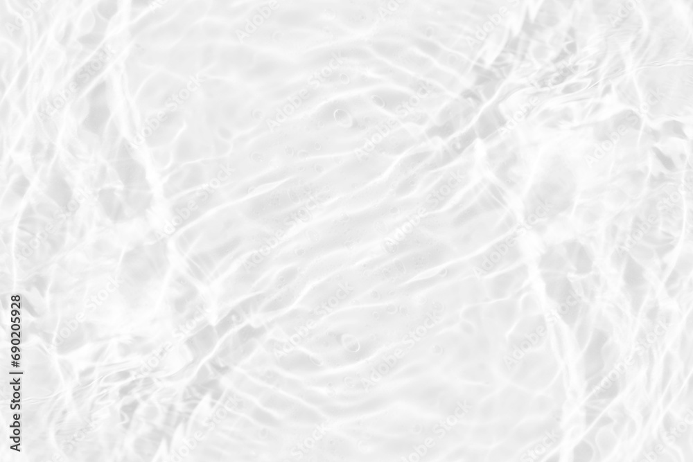 Wall mural white water with ripples on the surface. defocus blurred transparent white colored clear calm water  - Wall murals