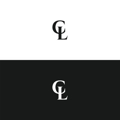 CL logo. C L design. White CL letter. CL, C L letter logo design. Initial letter CL linked circle uppercase monogram logo. C L letter logo vector design. 
