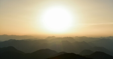 Mountain ranges with great panorama