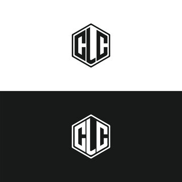 CLC logo. C L C design. White CLC letter. CLC, C L C letter logo design. Initial letter CLC linked circle uppercase monogram logo. C L C letter logo vector design. 