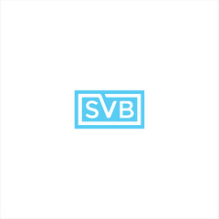 SVB logo. S V B design. White SVB letter. SVB, S V B letter logo design. Initial letter SVB linked circle uppercase monogram logo. S V B letter logo vector design. 