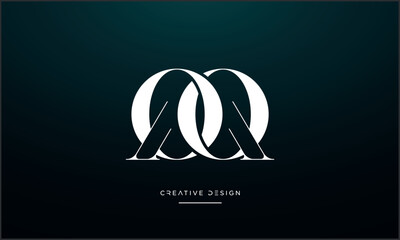 QQ or Q Alphabet letters logo monogram