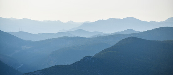 Spectacular Peaks of the Mountain Range