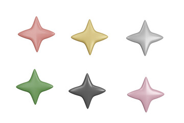 set of stars, blink, cartoon, collection, concept, customer, cute