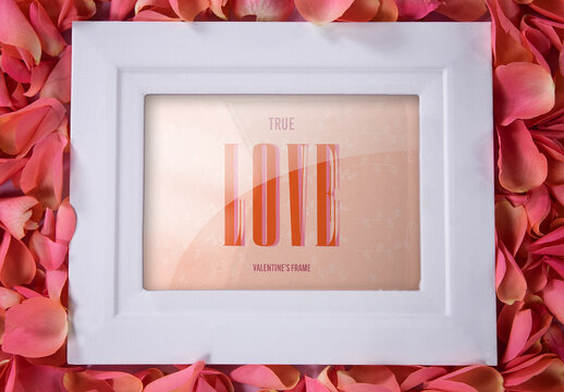 Valentines Day Frame Mockup