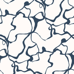 Seamless pattern with a simple abstract drawing. Vector