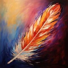 Beautiful Feather illustration