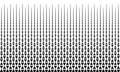 black and white fading geometric pattern background - obrazy, fototapety, plakaty