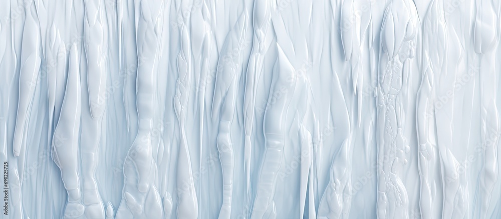 Poster icicles on a white background closeup shot of aesthetic marble texture for backgrounds. website head