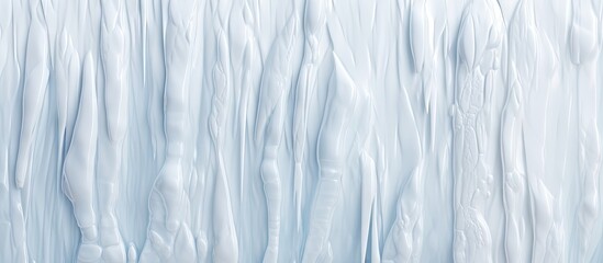 icicles on a white background Closeup shot of aesthetic marble texture for backgrounds. Website header. Creative Banner. Copyspace image - obrazy, fototapety, plakaty