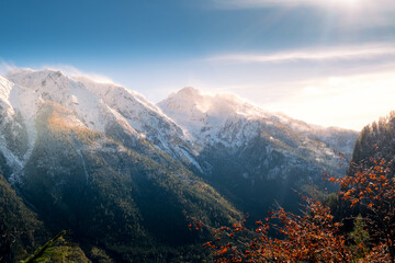 Mount "Hochkalter" in the german alps
