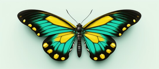 Queen Alexandra s Birdwing Ornithoptera alexandrae. Website header. Creative Banner. Copyspace image
