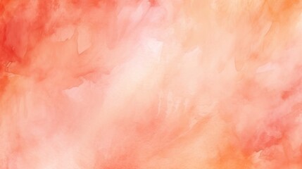 Watercolor art background. Old paper. Peach Fuzz  texture for cards, flyers, poster, banner. - obrazy, fototapety, plakaty