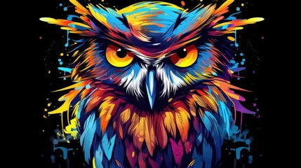 Poster portrait of a owl © Volodymyr Skurtul