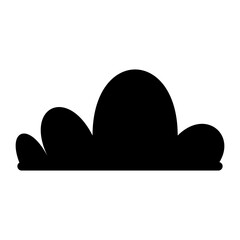 Toy cloud icon vector. Baby clouds illustration sign. Cloud symbol or logo.