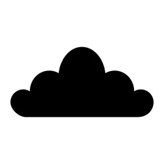 Toy cloud icon vector. Baby clouds illustration sign. Cloud symbol or logo.