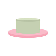 Cylinder podium stage 