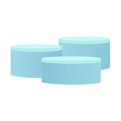 Cylinder podium stage 