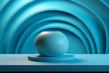 abstract background, Futuristic pedestal for product presentation, and Display modern. create using a generative AI tool 