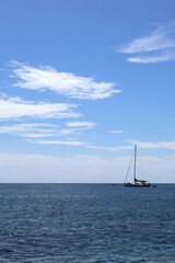 Obraz premium Boat in the sea