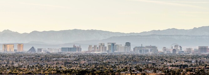 4K Image: Las Vegas Skyline Panorama