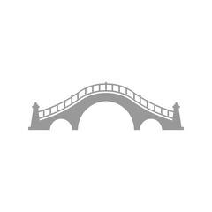icon vector bridge template design trendy