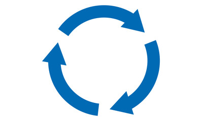 矢印（循環）サイクル　アイコン