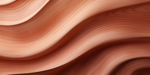 The undulating grain of wood forms a rhythmic and organic wave, soothing to the eye.