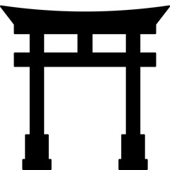 Torii Gate Silhouette