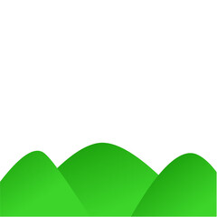 Green hill vektor illustration