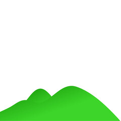 Green hill vektor illustration
