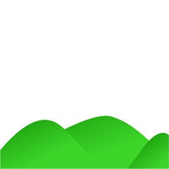 Green hill vektor illustration