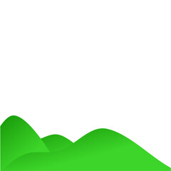 Green hill vektor illustration