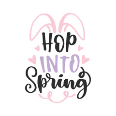 Spring Lettering Quotes and Phrases For Printable Posters, Cards, Tote Bags Or T-Shirt Design. Spring Season Quotes And Saying